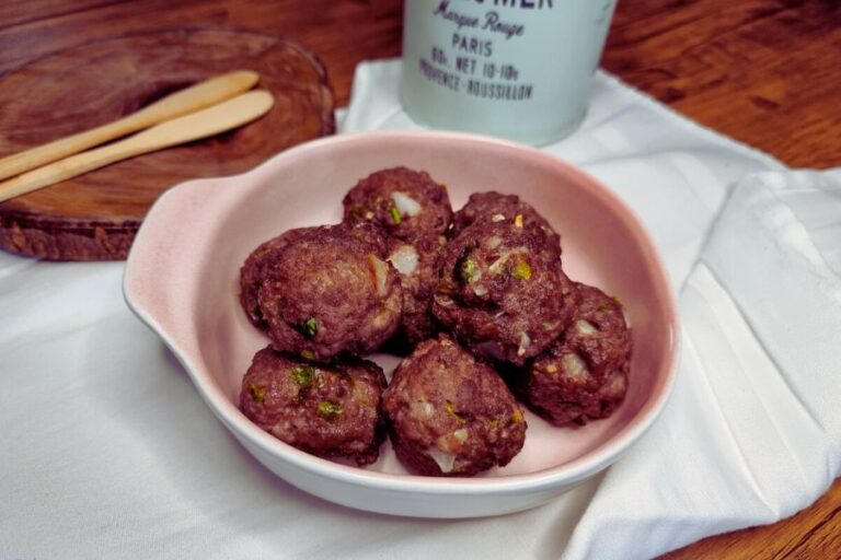 Bolinho de Carne com Aveia