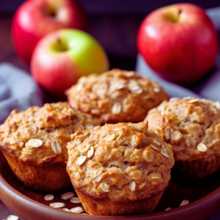 Muffin de Maçã com Aveia