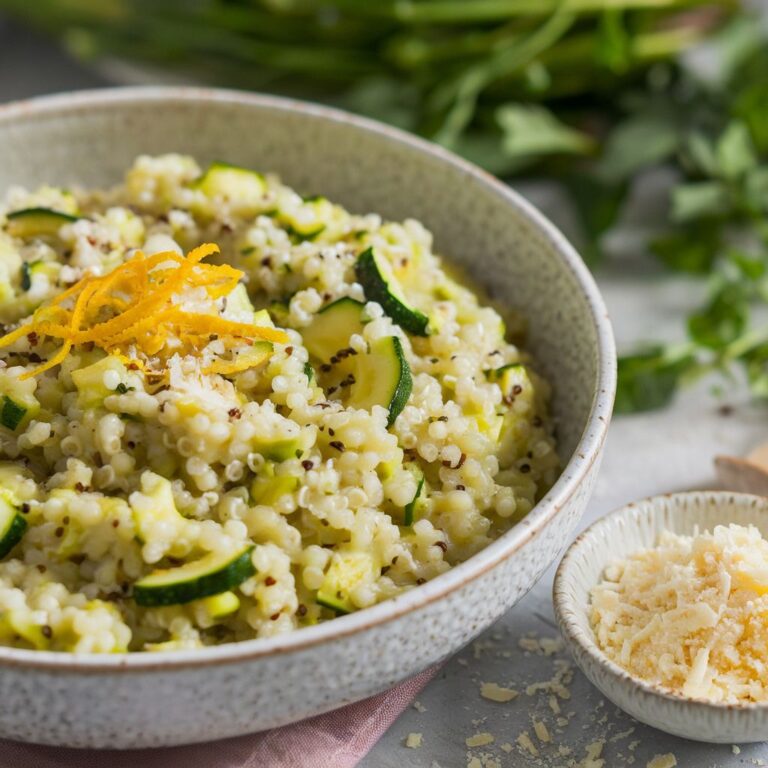 Risoto de Abobrinha com Quinoa