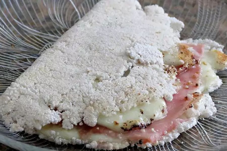 Tapioca com Recheio de Presunto e Queijo