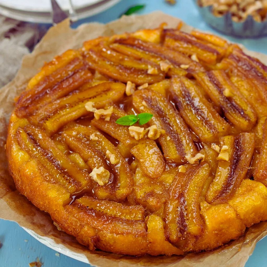 Torta de Banana com Aveia