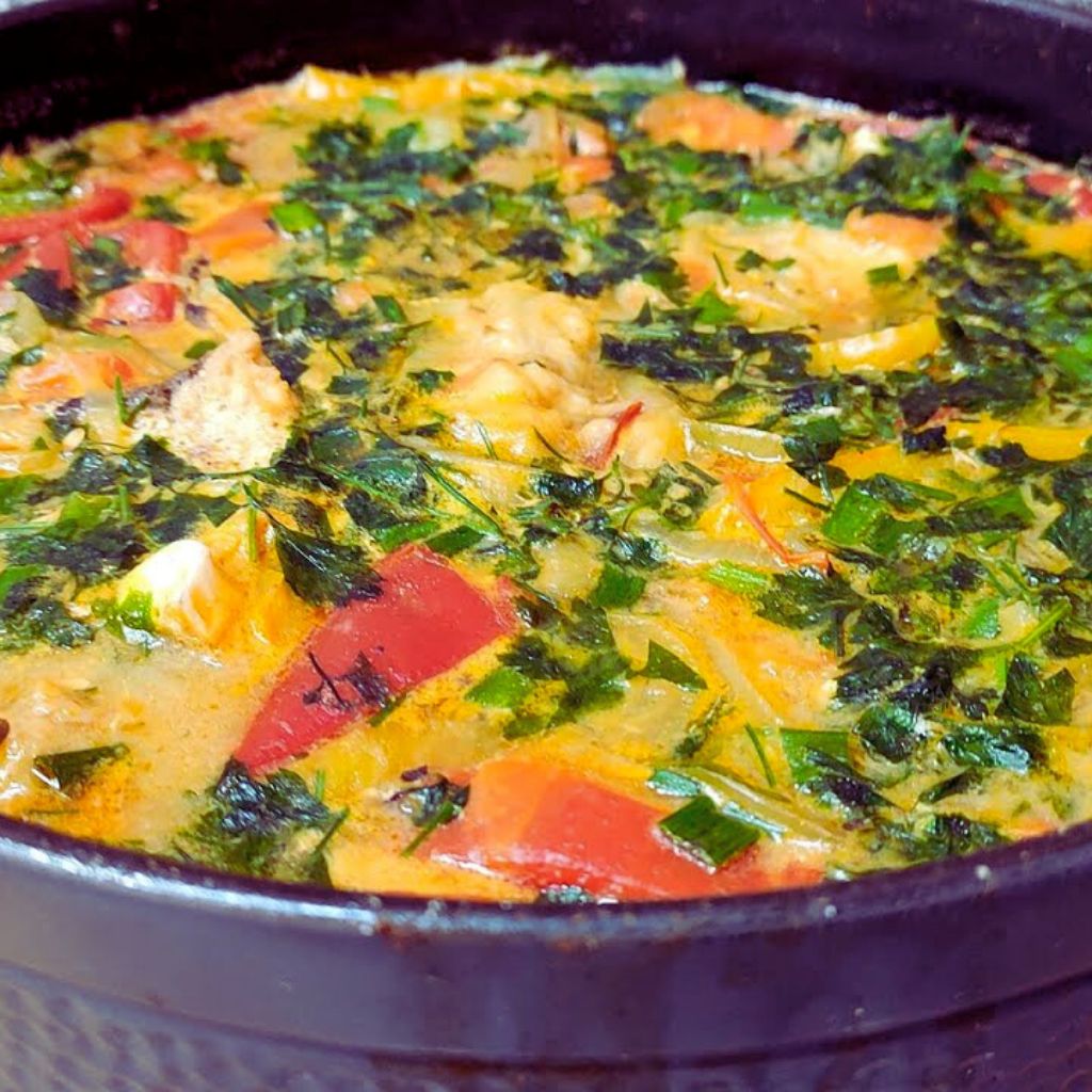 Moqueca de Cação com Leite de Coco