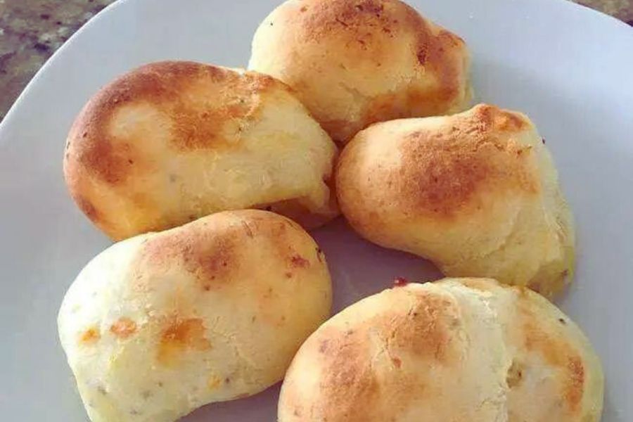 Pão de Batata Doce e Queijo