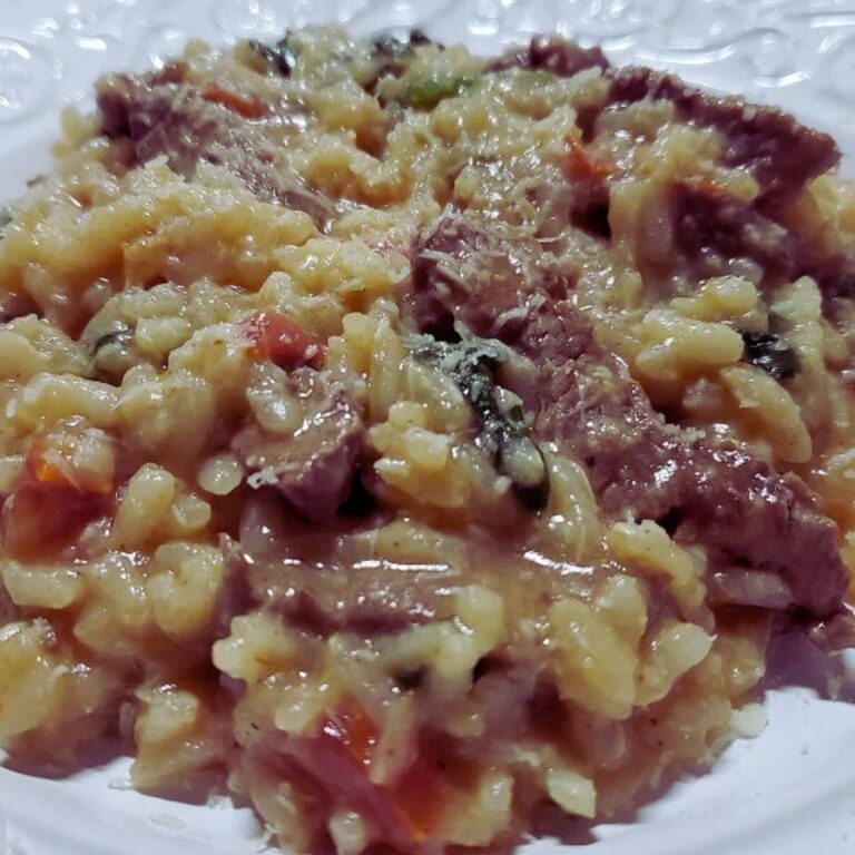 Risoto de Filé Mignon com Tomate Seco