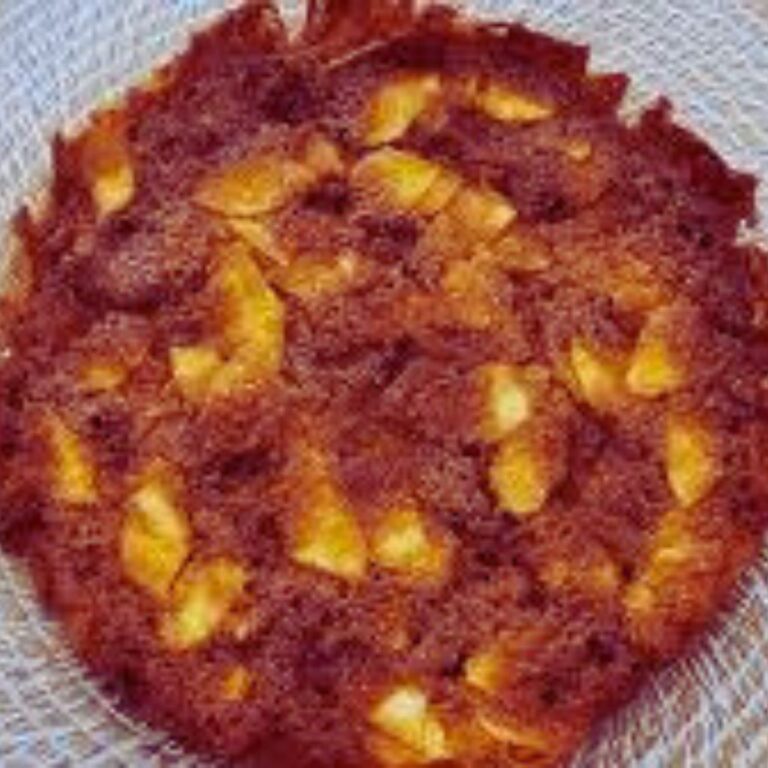 Torta de Maçã e Canela Sem Açúcar